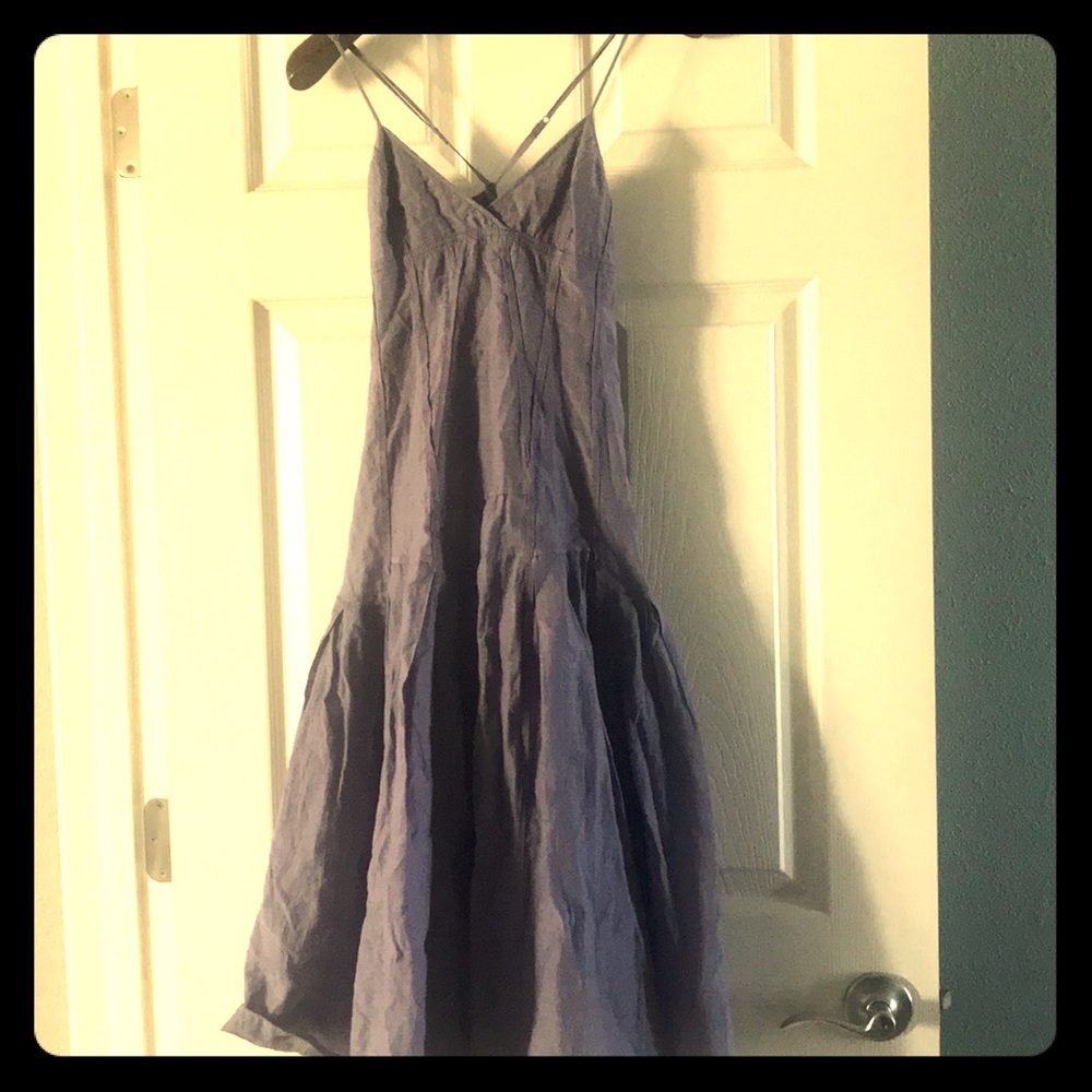 Armani Exchange purple dress